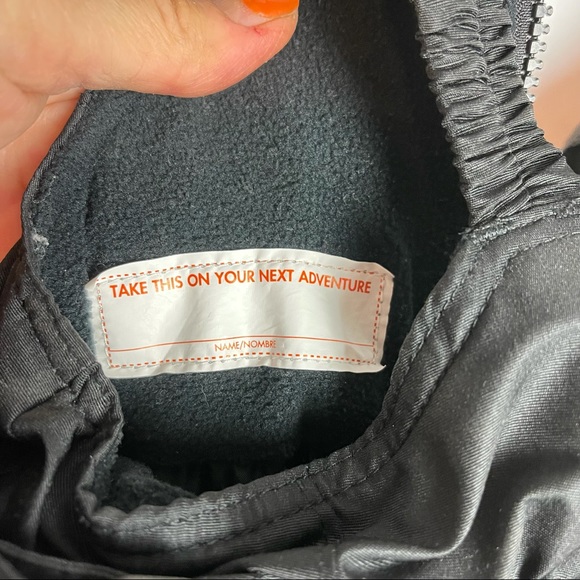 Cat & Jack black snow bib overalls - Picture 7 of 8